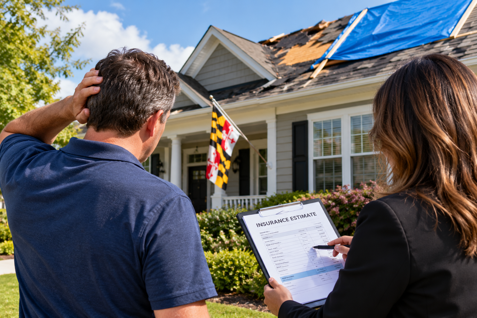 Maryland Homeowners: What Happens When Your Insurance Settlement Doesn’t Cover the Full Cost of Repairs?